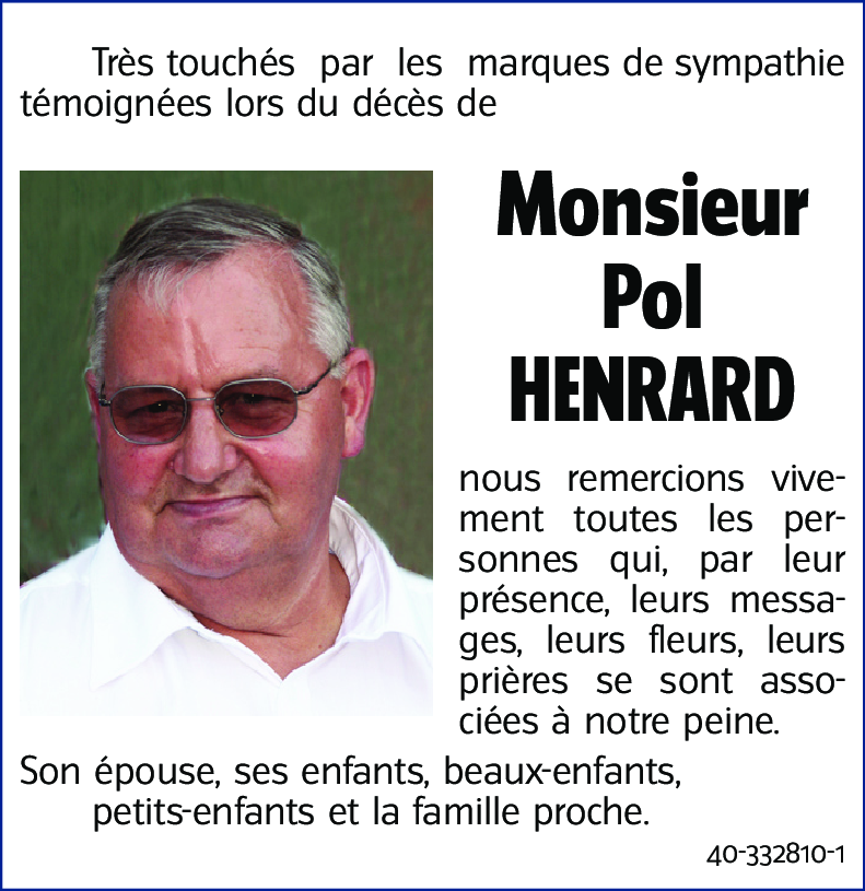 Pol HENRARD