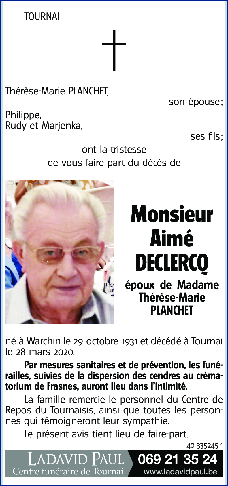 Aimé DECLERCQ