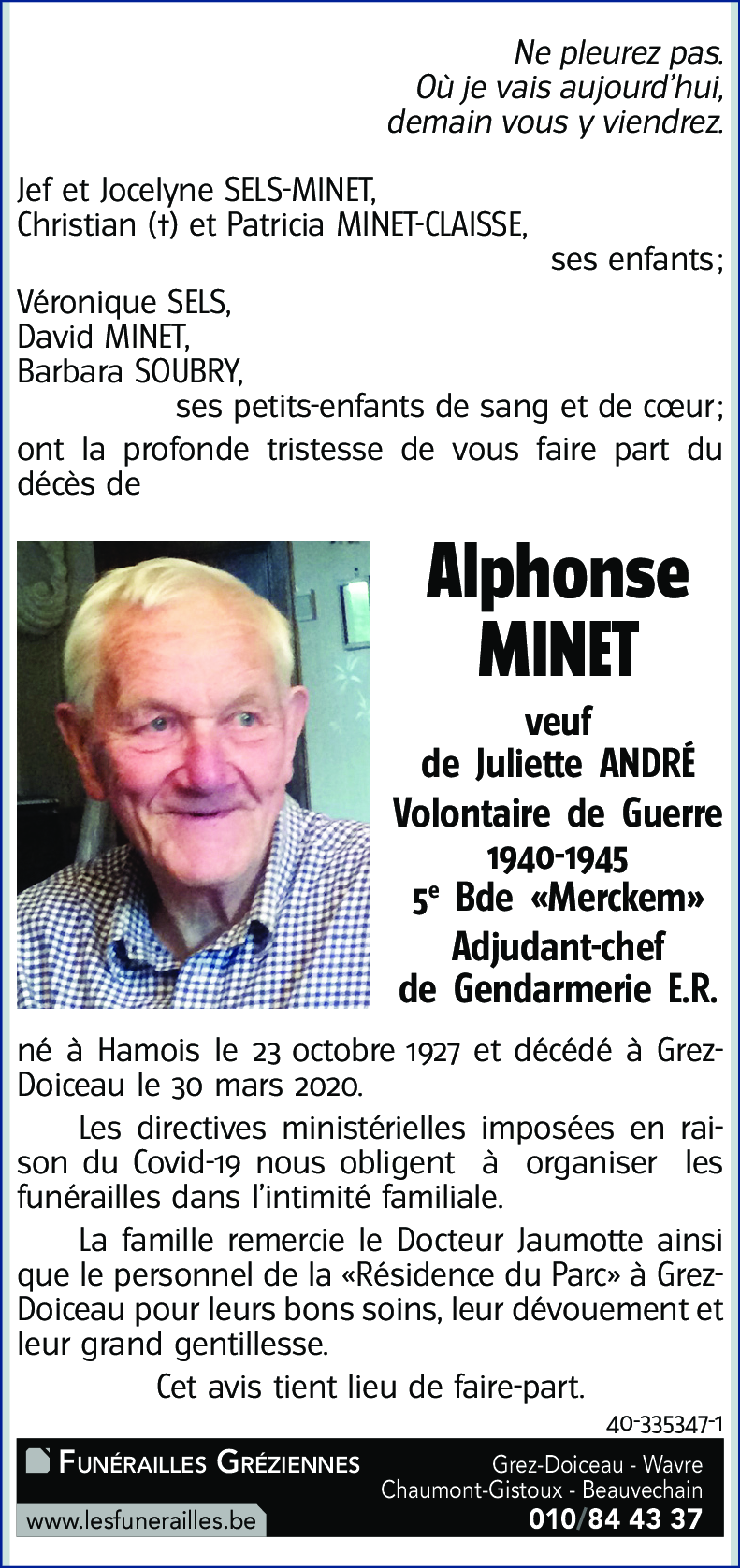 Alphonse MINET