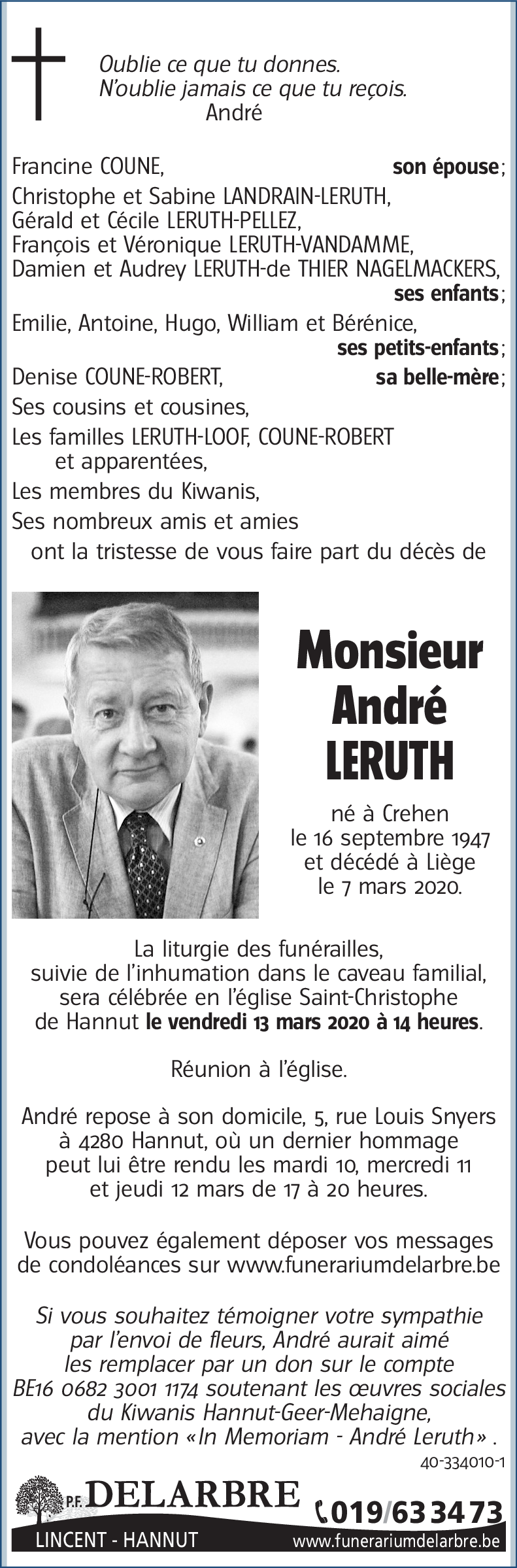 André LERUTH