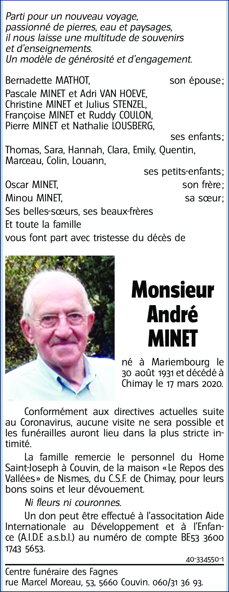 André MINET