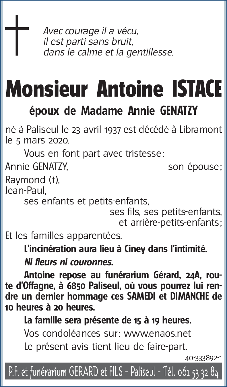 Antoine ISTACE