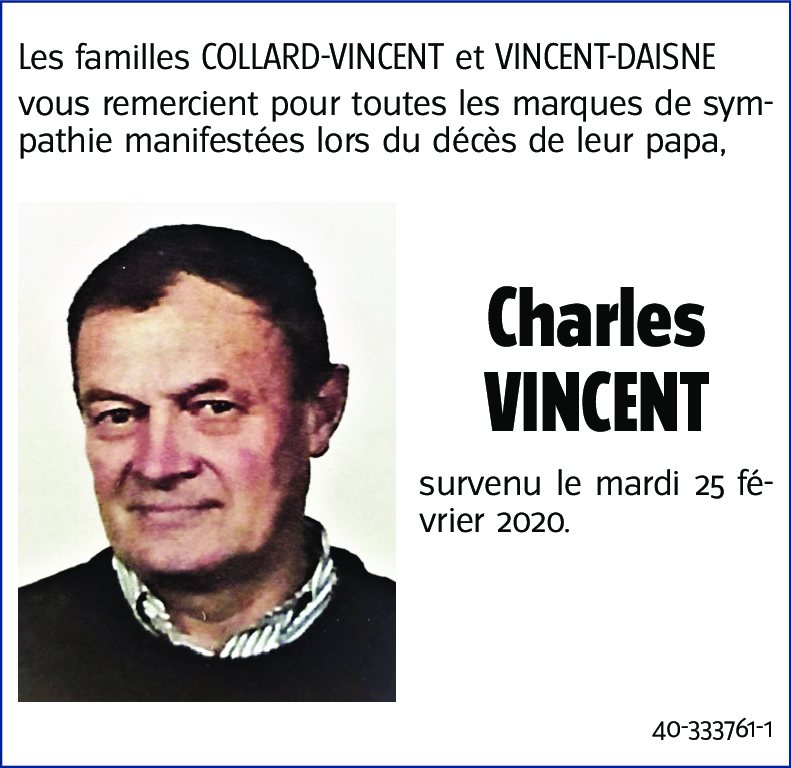 Charles VINCENT