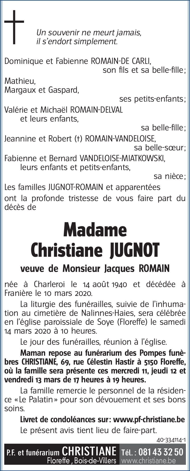Christiane JUGNOT