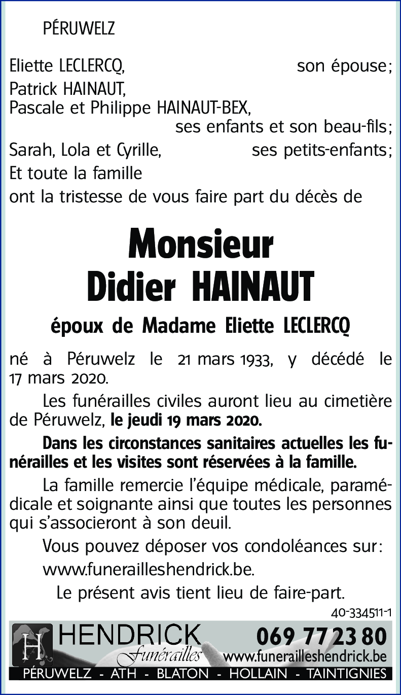 Didier HAINAUT