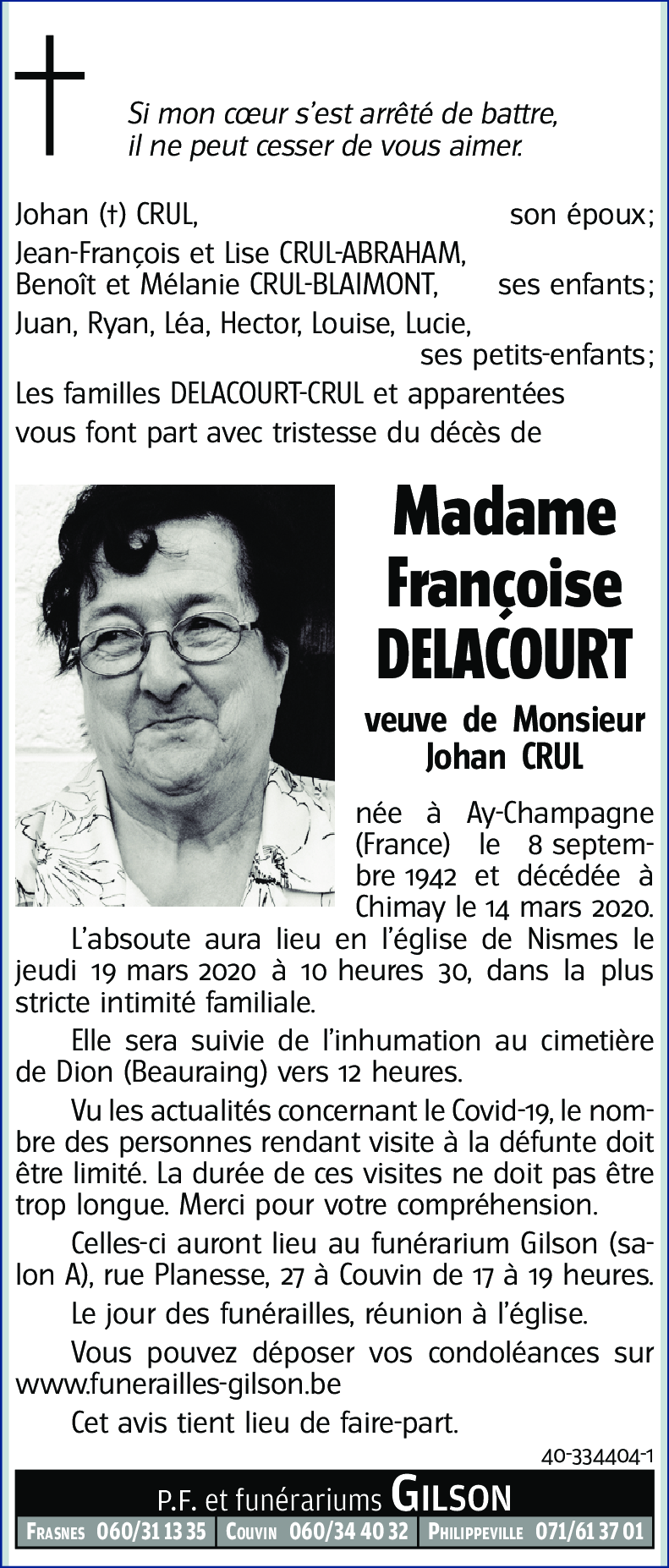 Françoise DELACOURT