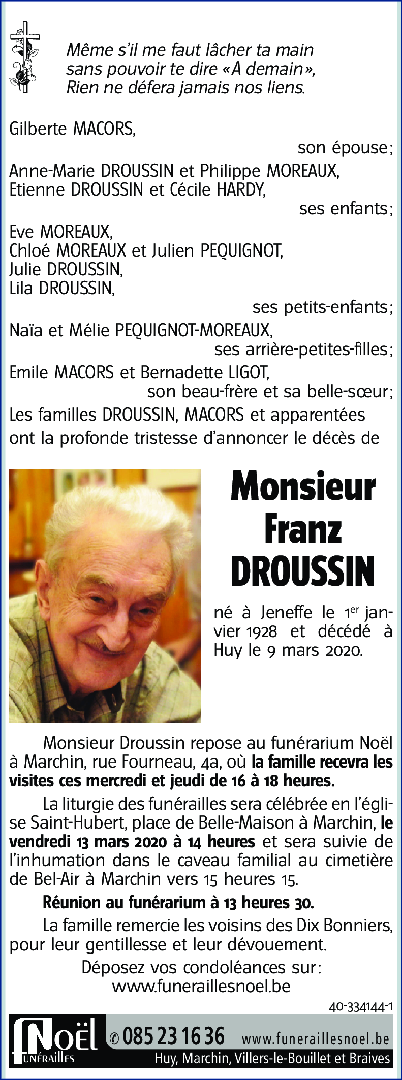 Franz DROUSSIN