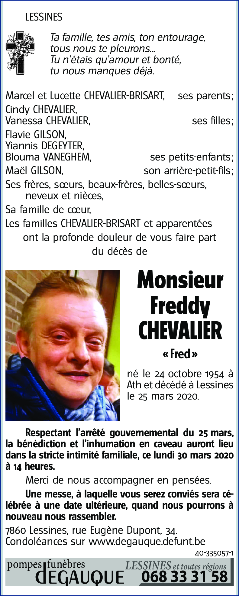 Freddy CHEVALIER