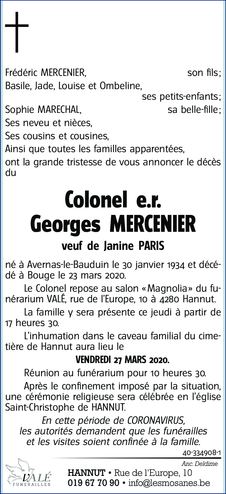 Georges MERCENIER