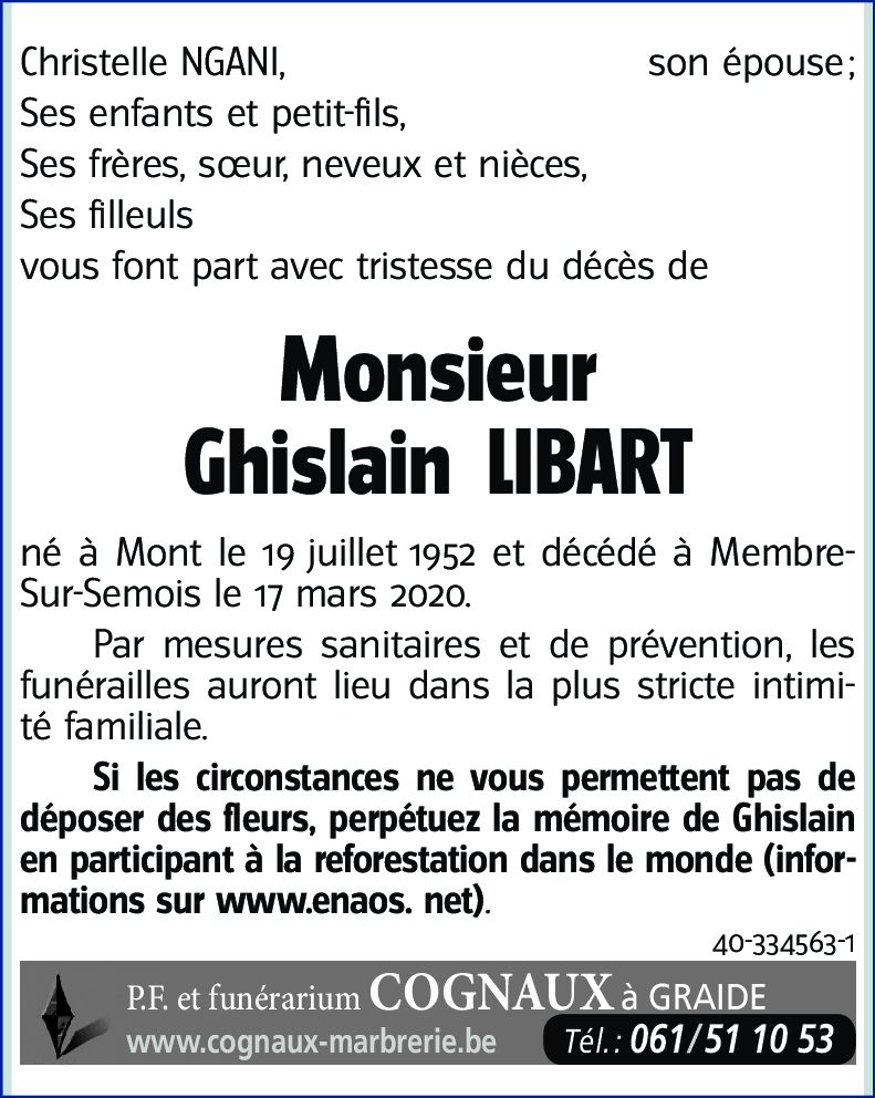 Ghislain LIBART