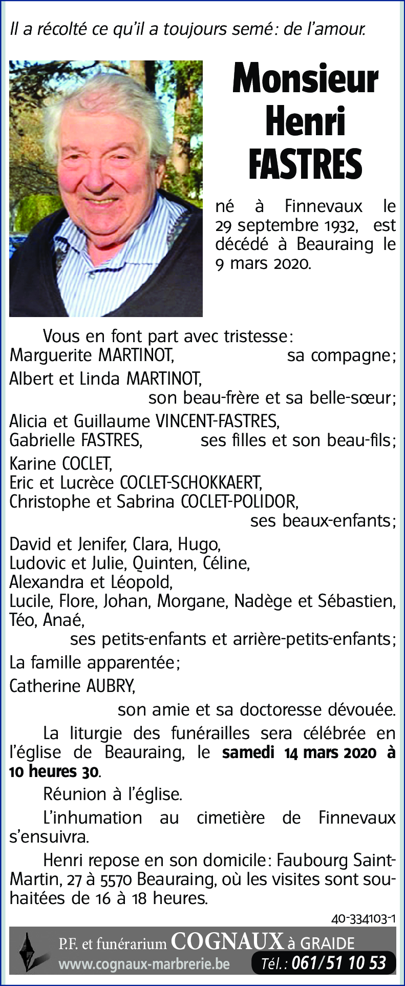 Henri FASTRES