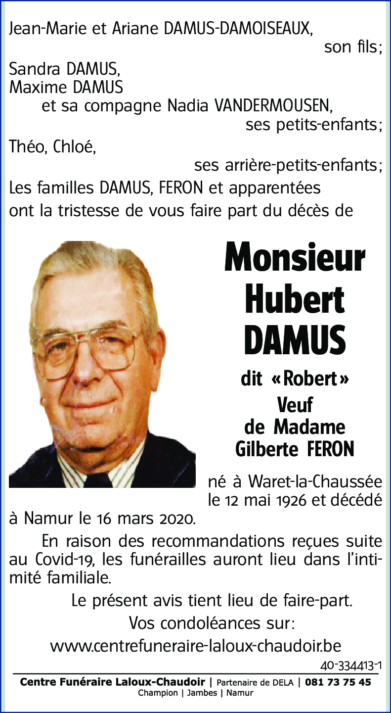 Hubert DAMUS