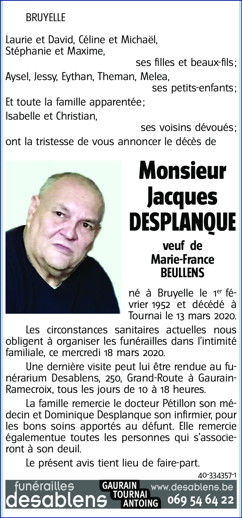 Jacques DESPLANQUE