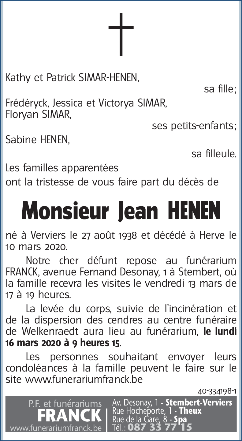 Jean HENEN