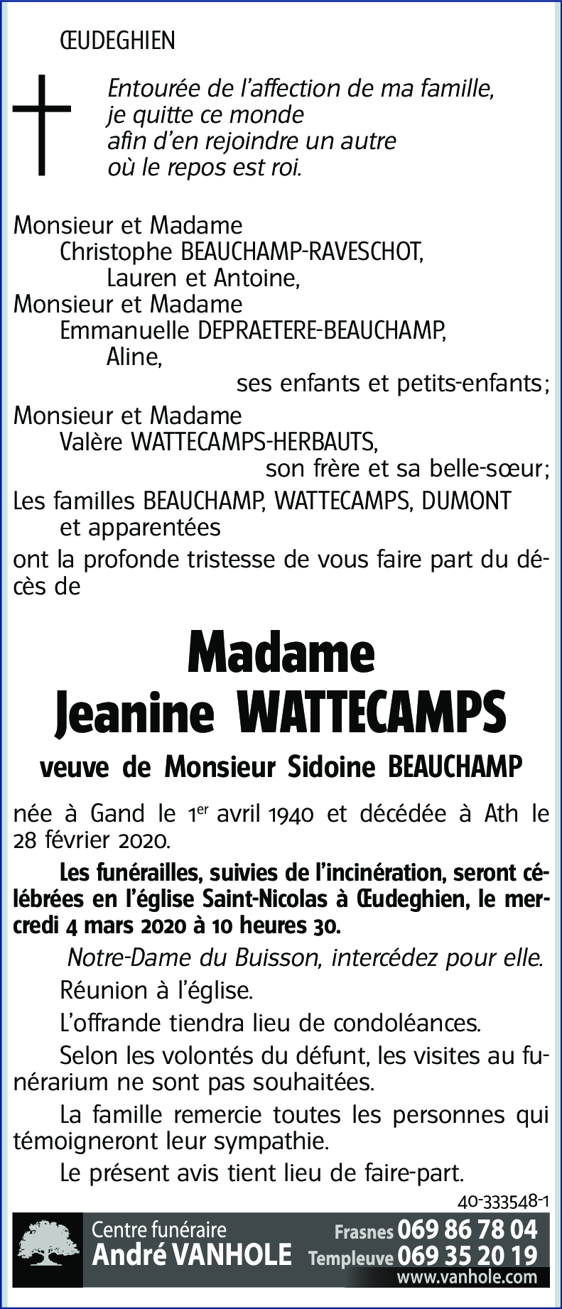 Jeanine WATTECAMPS