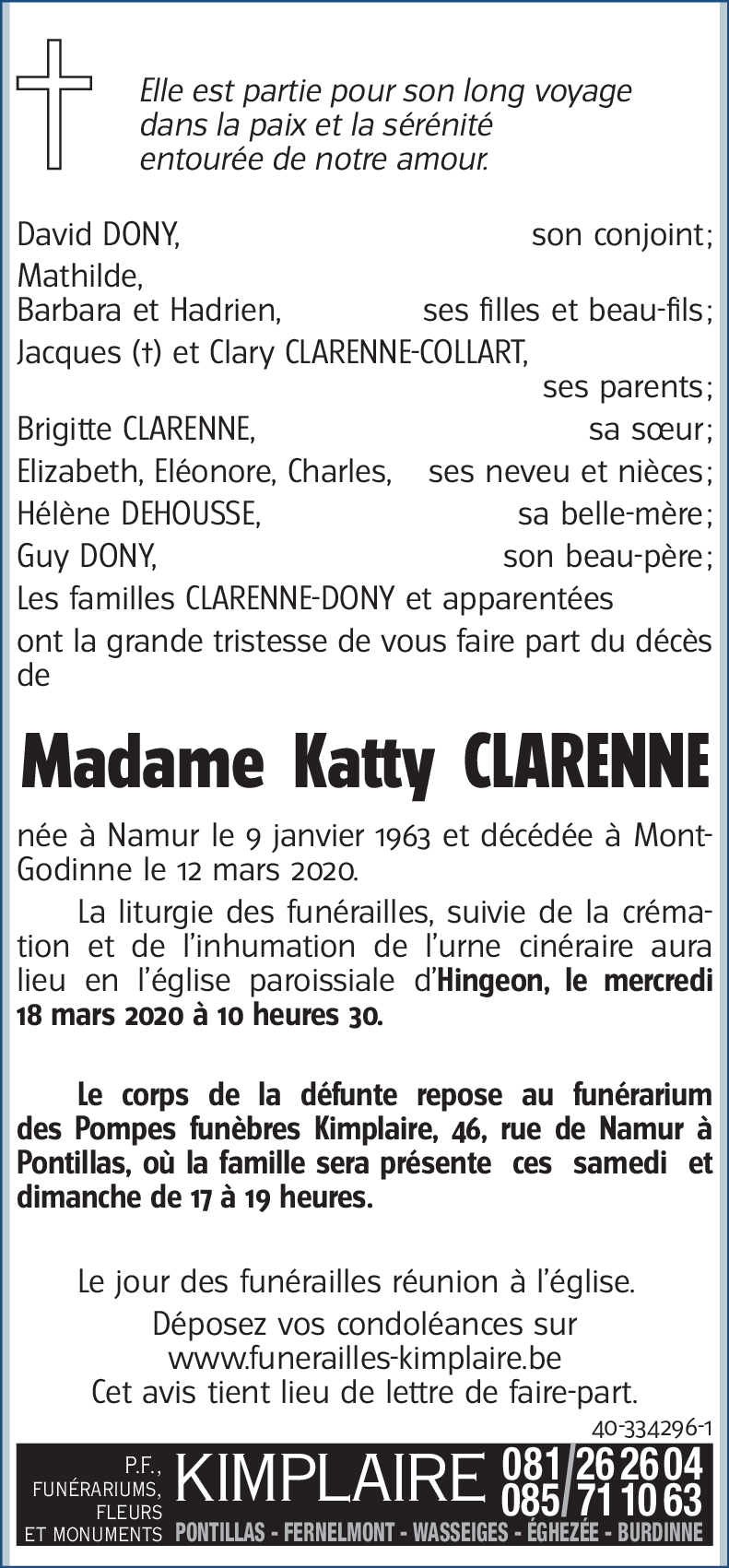 Katty CLARENNE