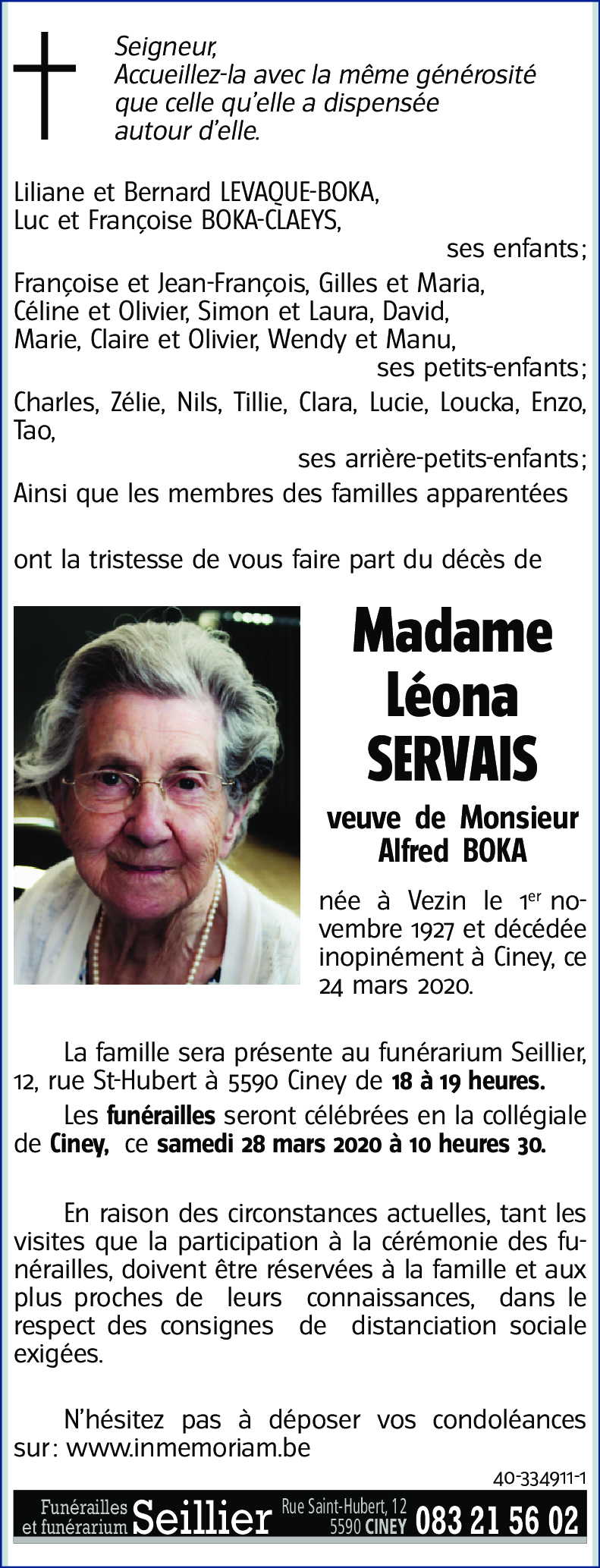 Léona SERVAIS