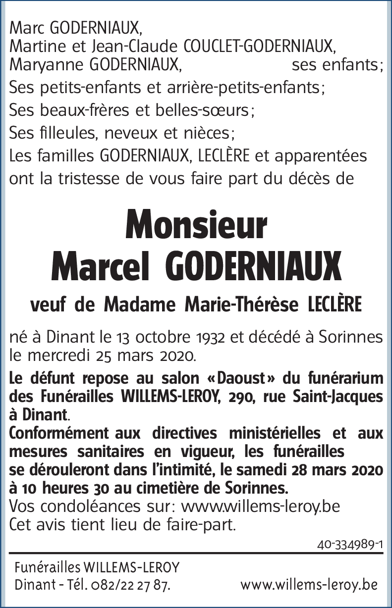 Marcel GODERNIAUX