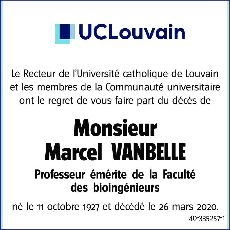 Marcel VANBELLE