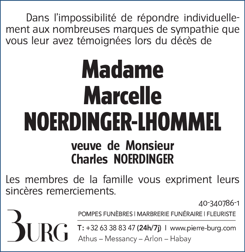 Marcelle NOERDINGER-LHOMMEL