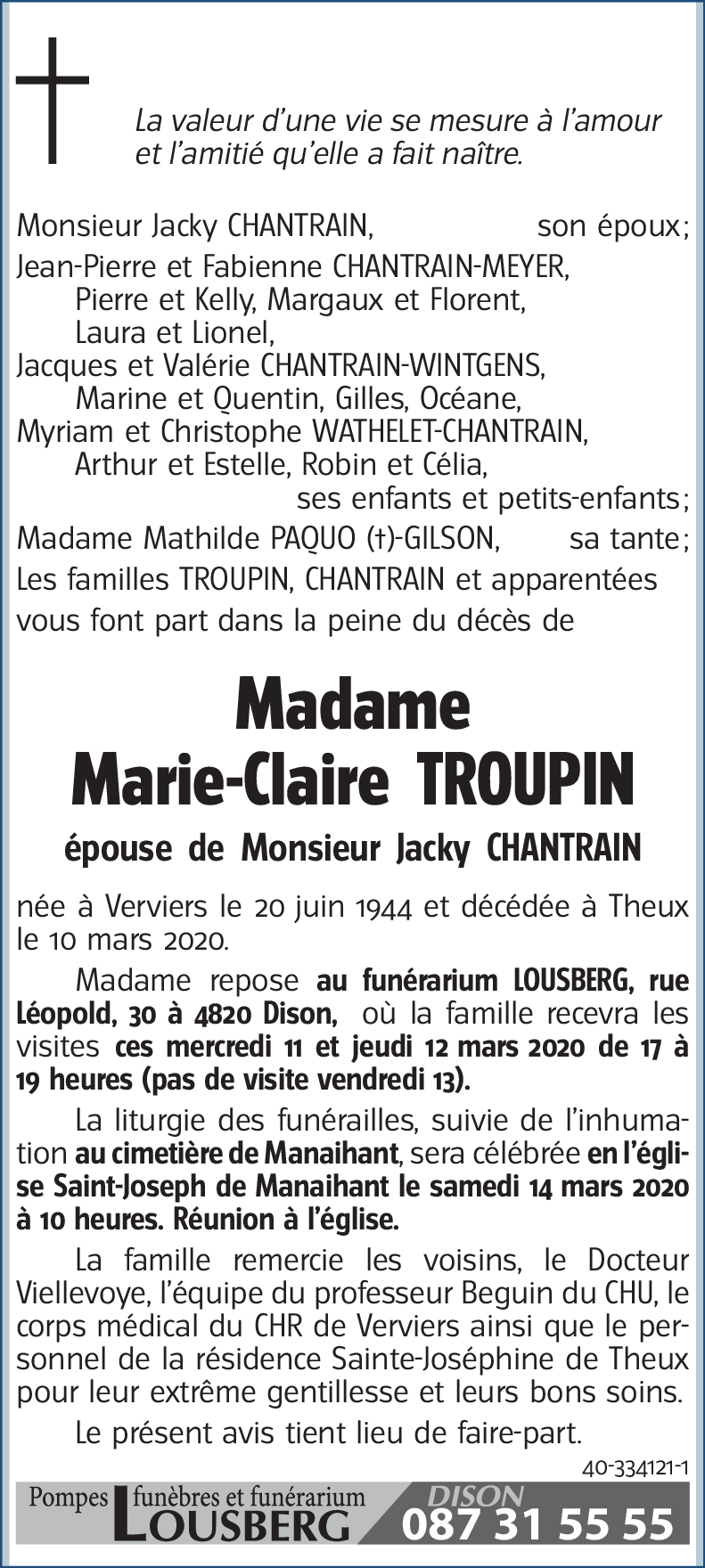 Marie-Claire TROUPIN