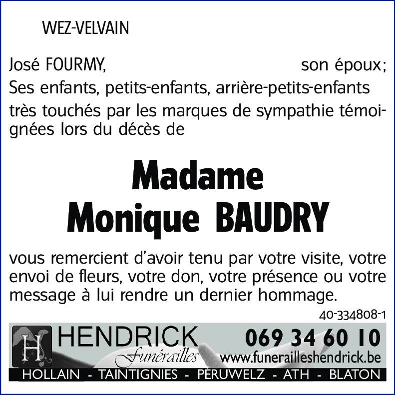 Monique BAUDRY