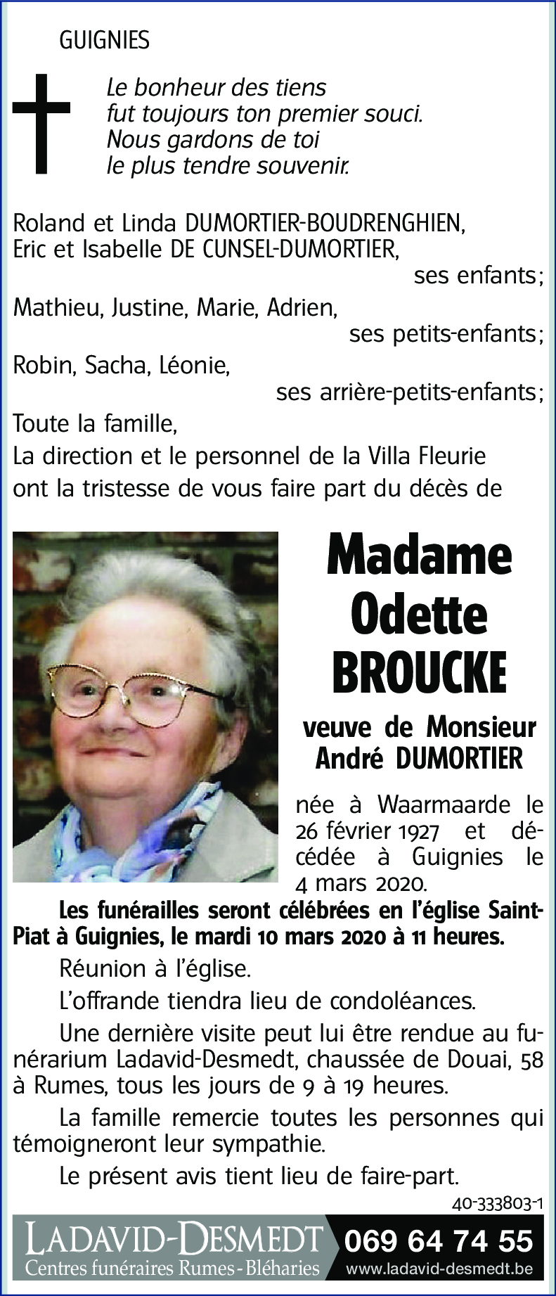 Odette BROUCKE