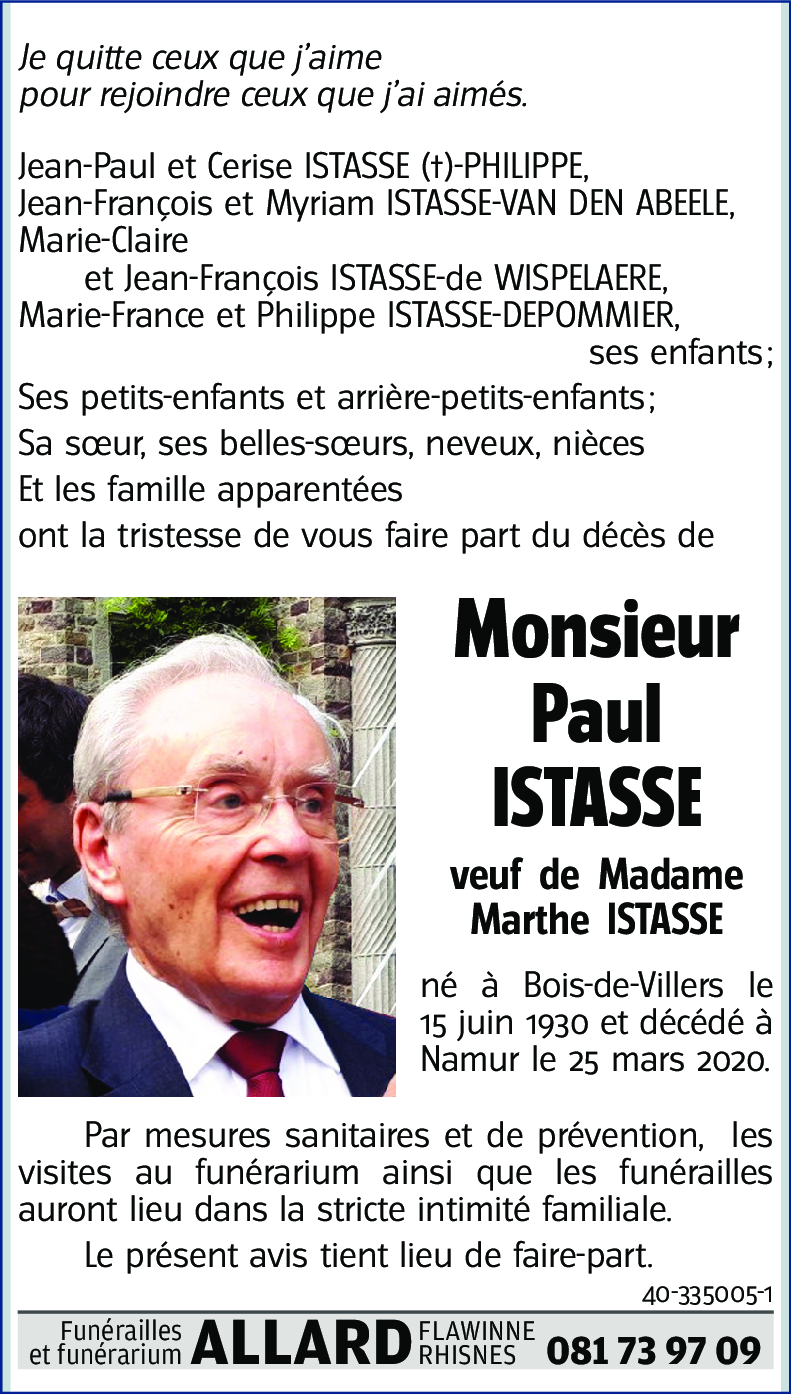 Paul ISTASSE