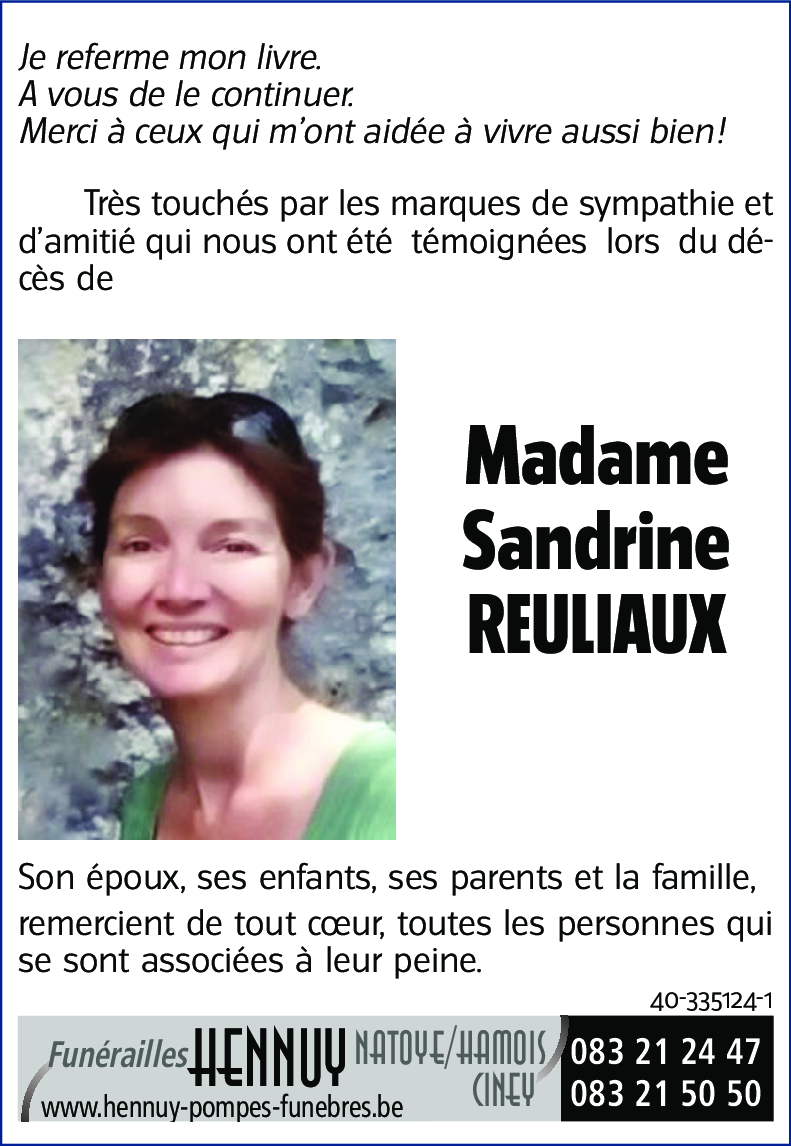 Sandrine REULIAUX