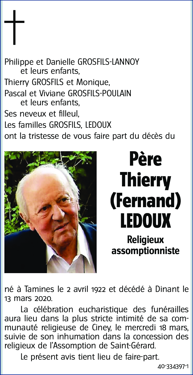 Thierry (Fernand) LEDOUX