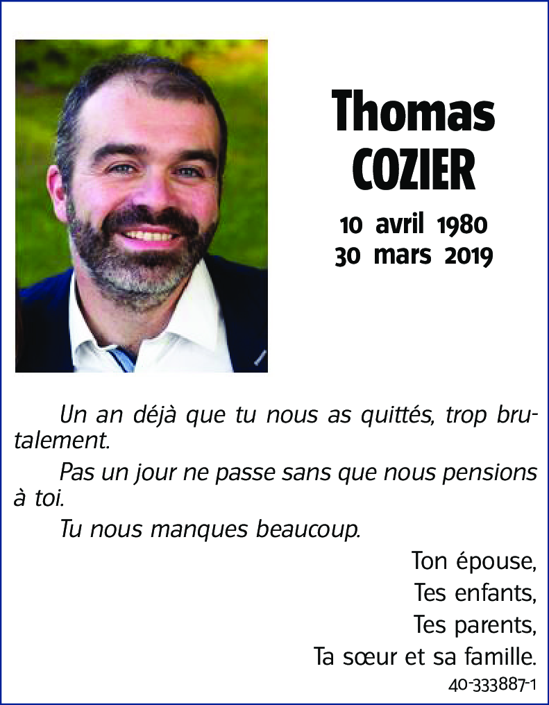 Thomas COZIER