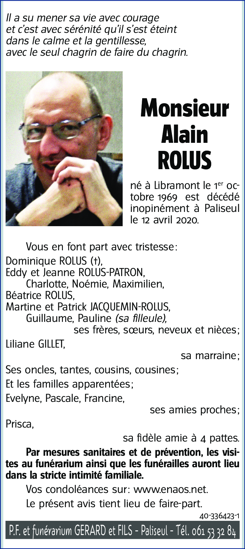 Alain ROLUS