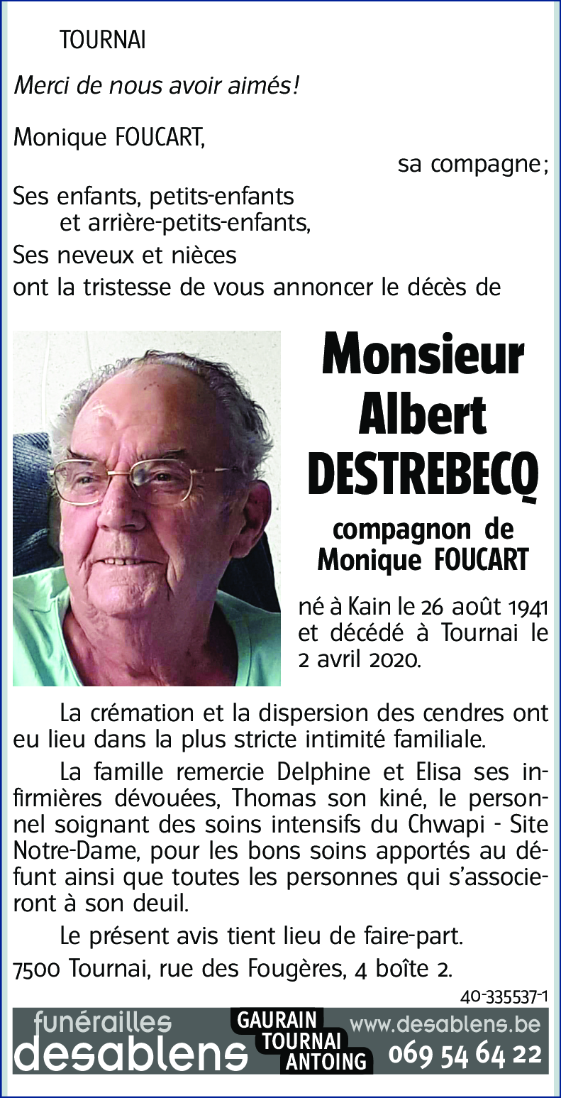 Albert DESTREBECQ