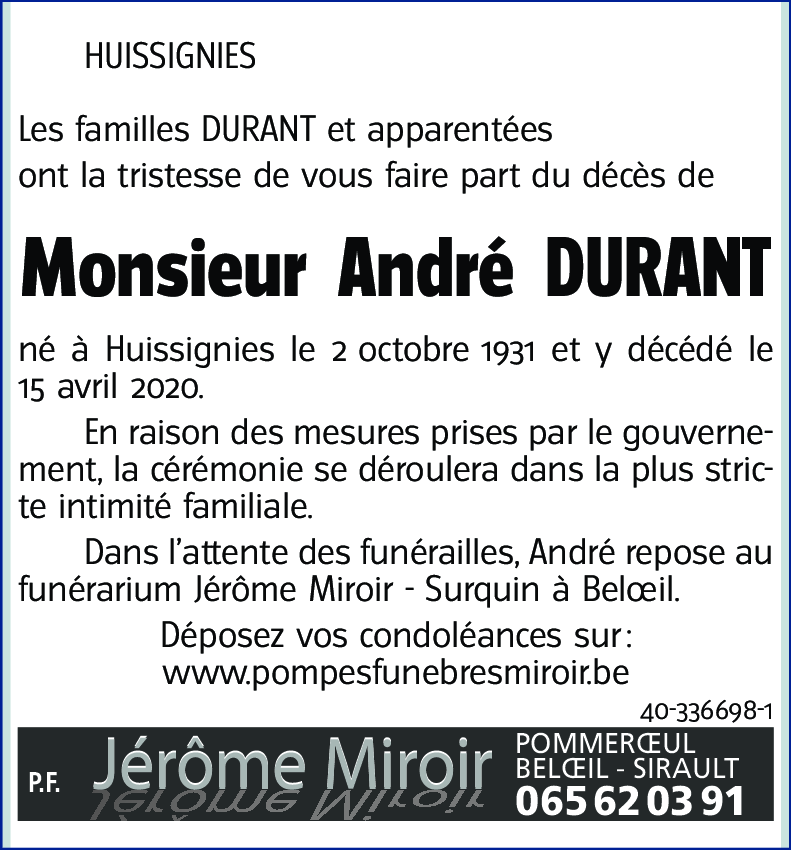 André DURANT