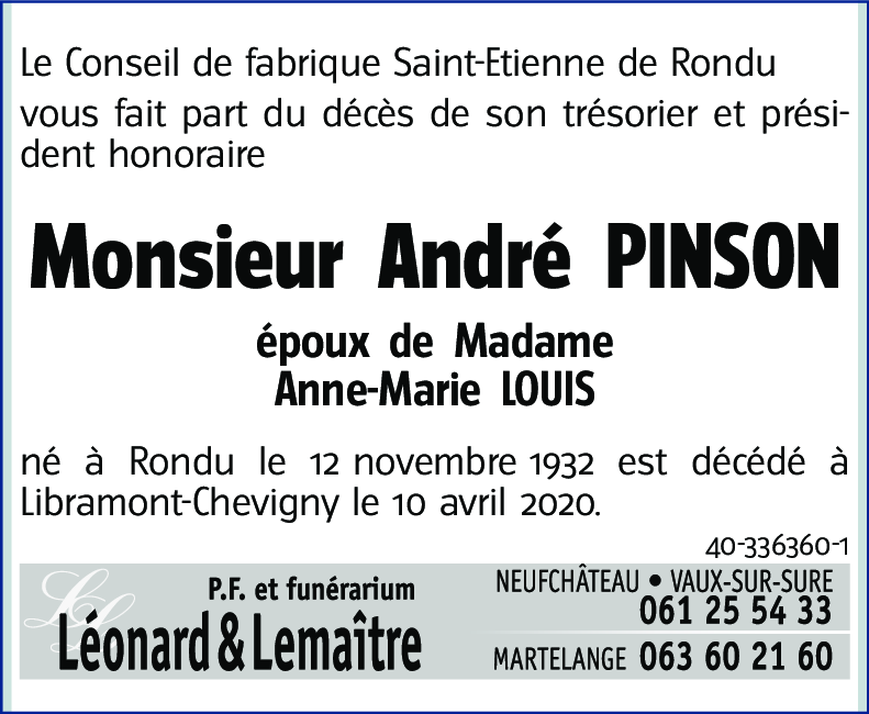 André PINSON
