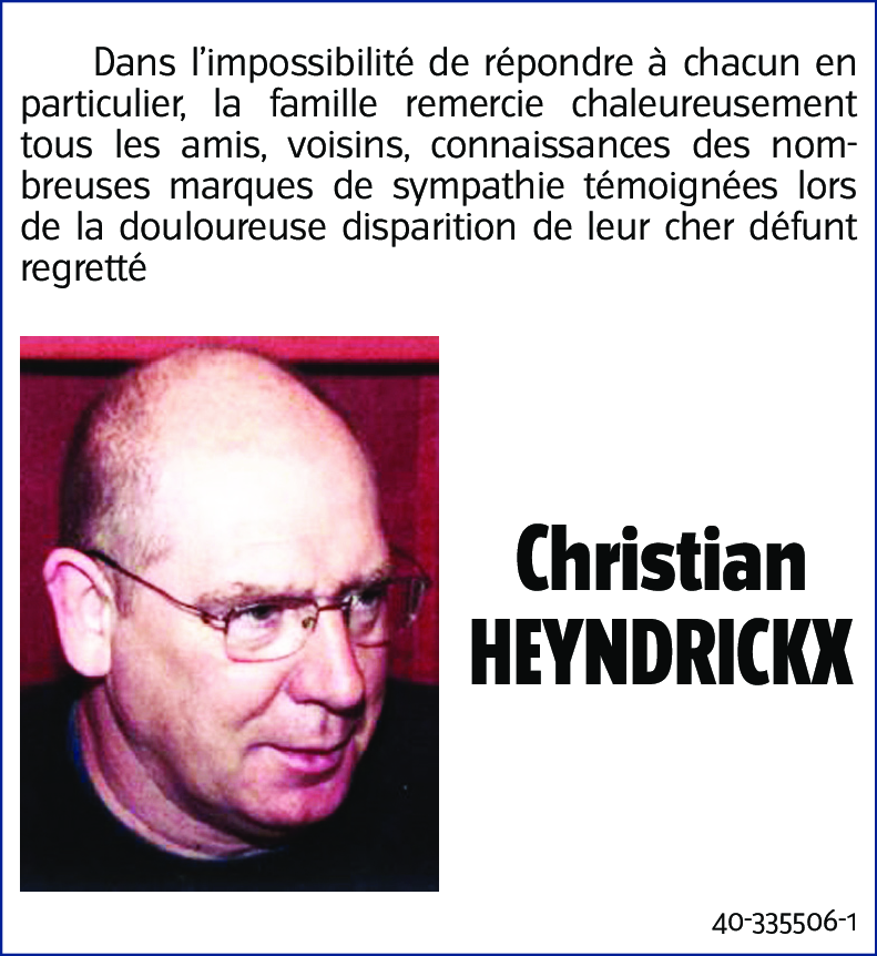 Christian HEYNDRICKX