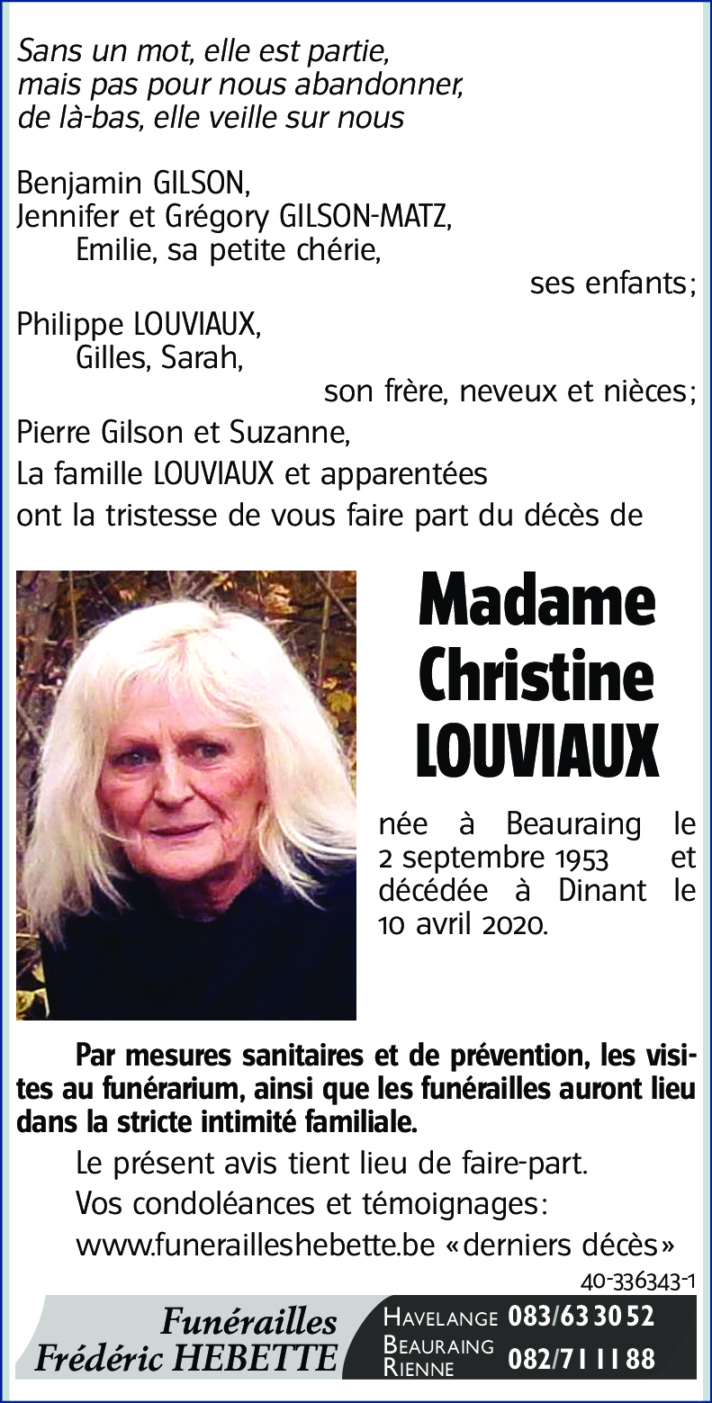 Christine LOUVIAUX