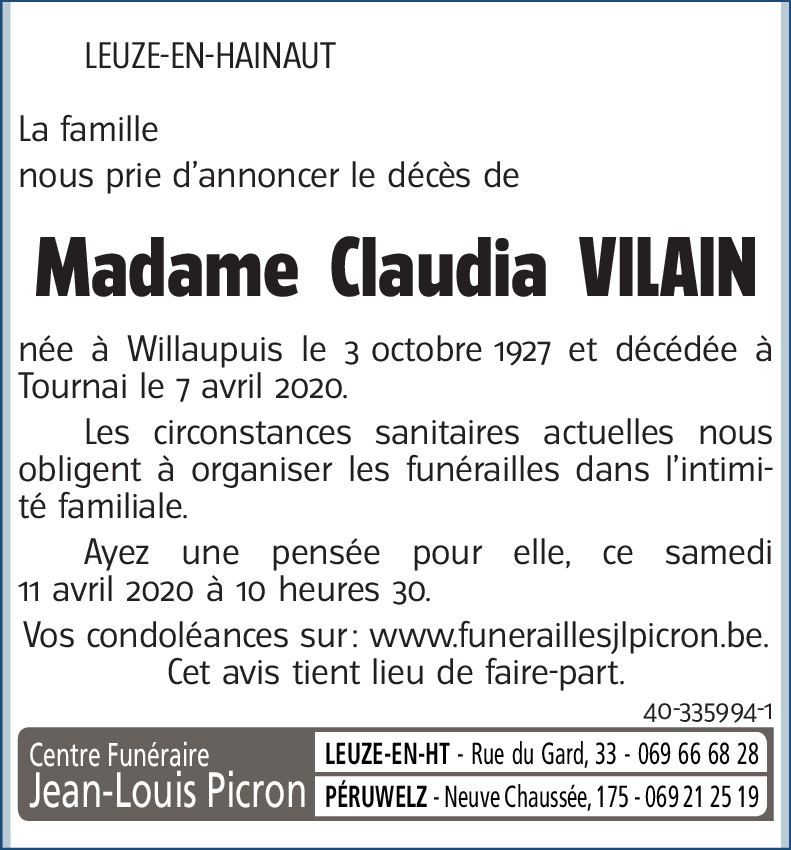 Claudia VILAIN