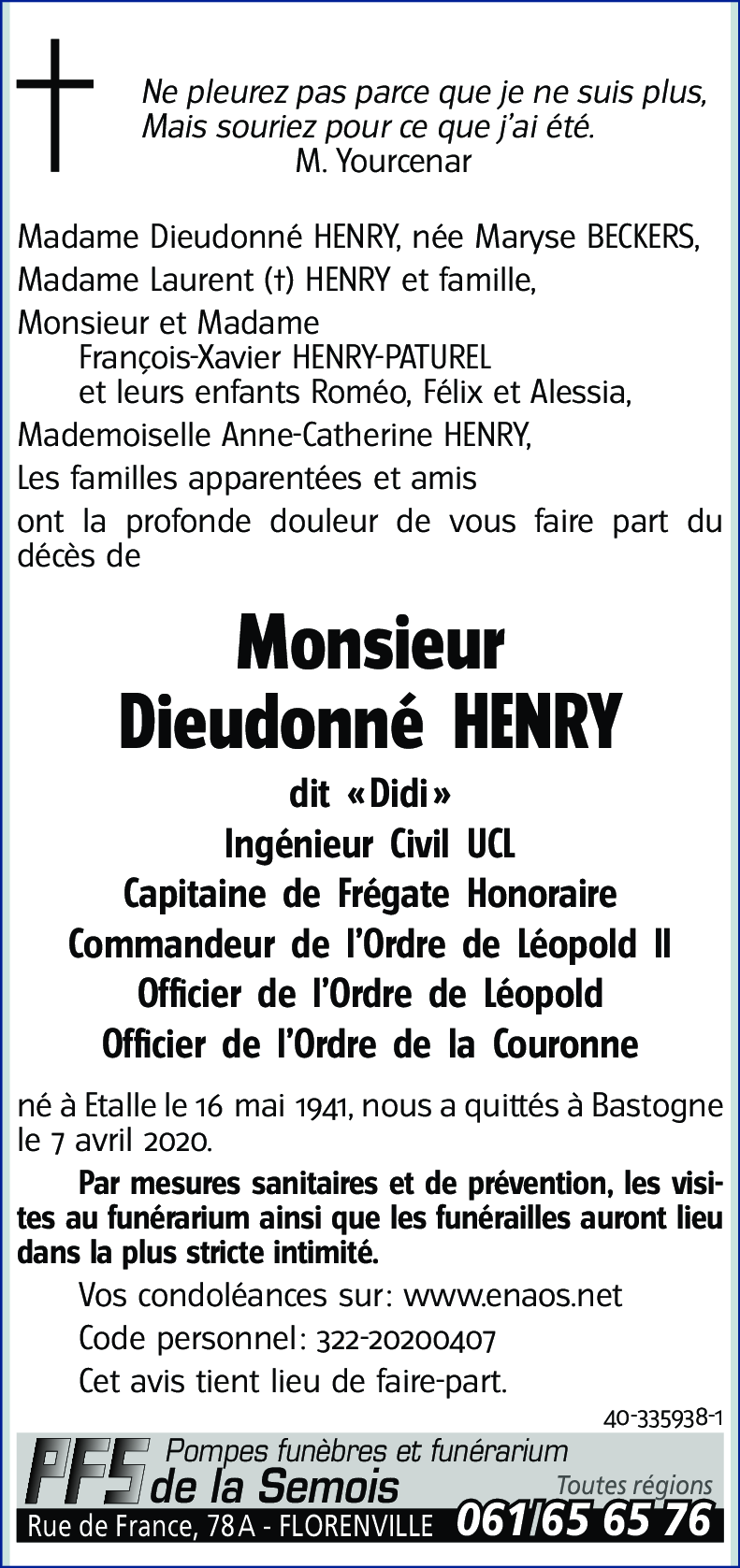 Dieudonné HENRY