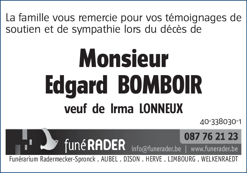 Edgard BOMBOIR