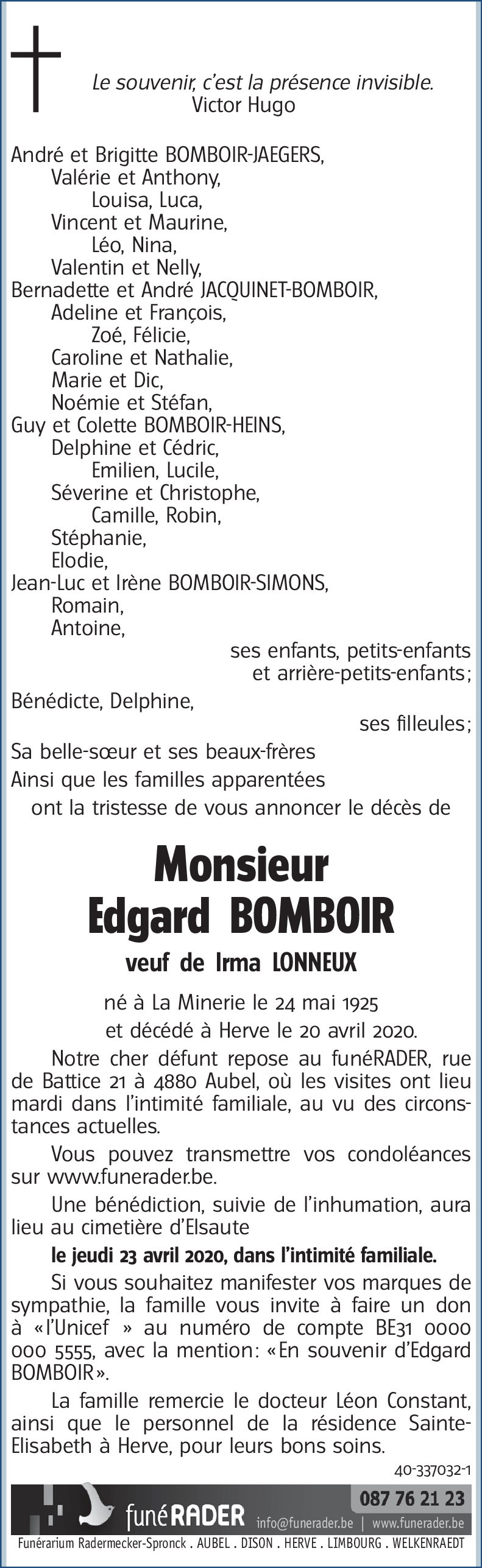 Edgard BOMBOIR