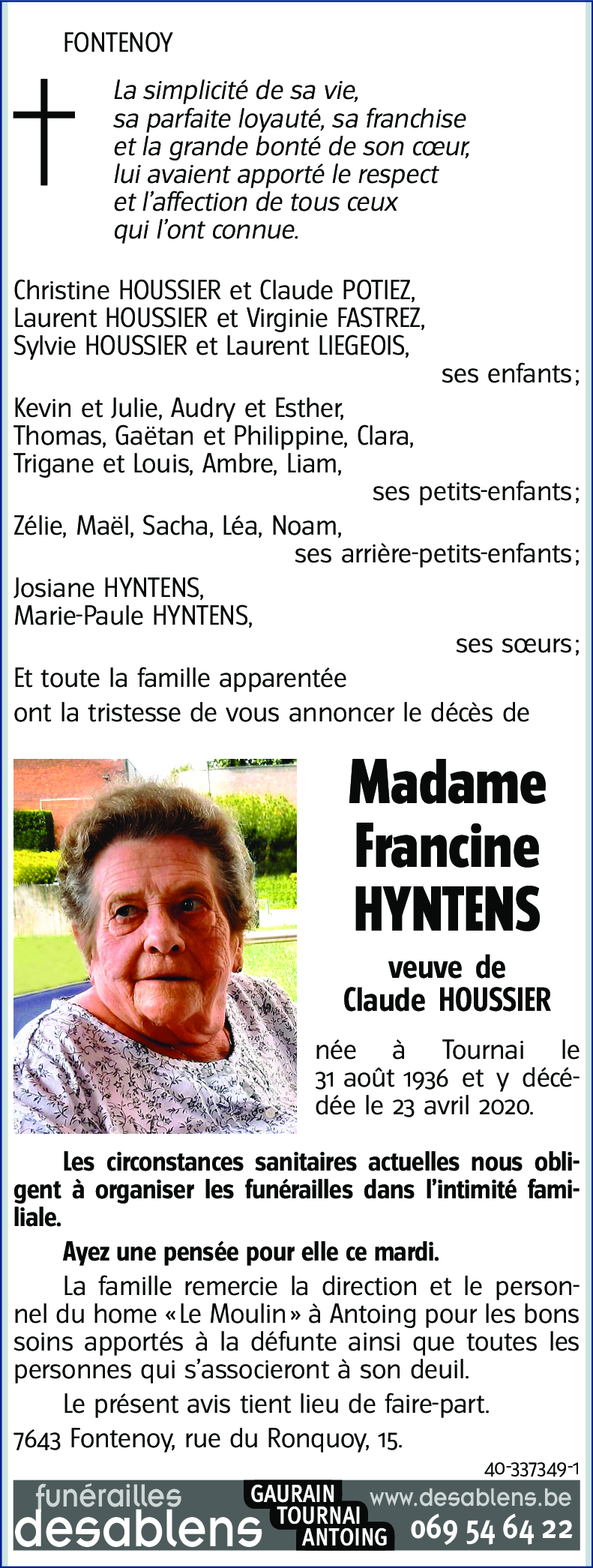 Francine HYNTENS