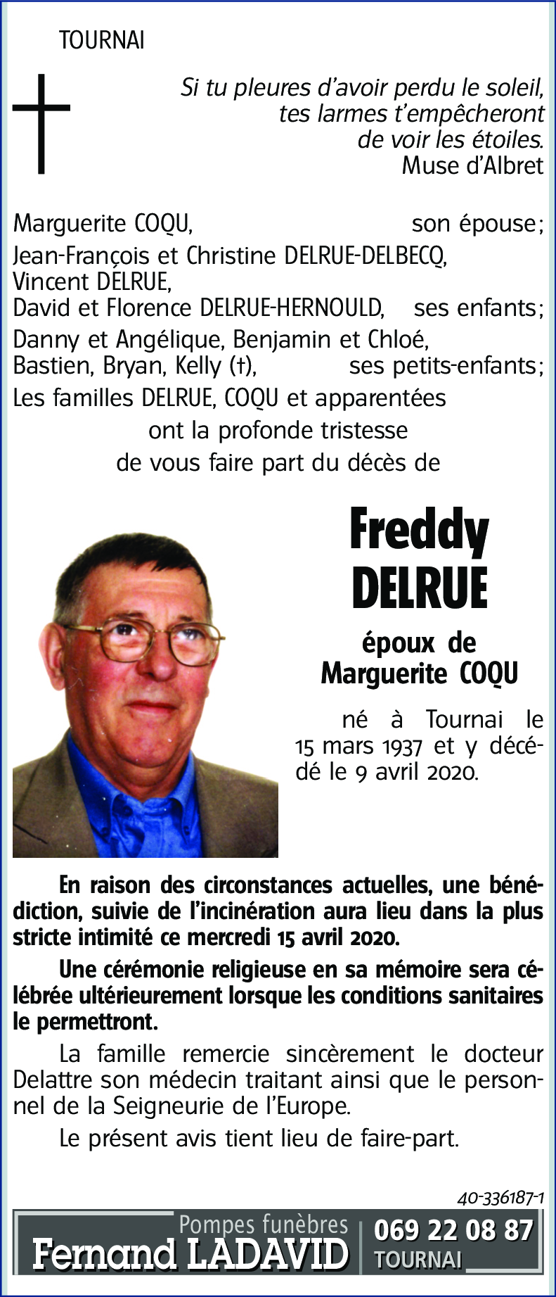 Freddy DELRUE