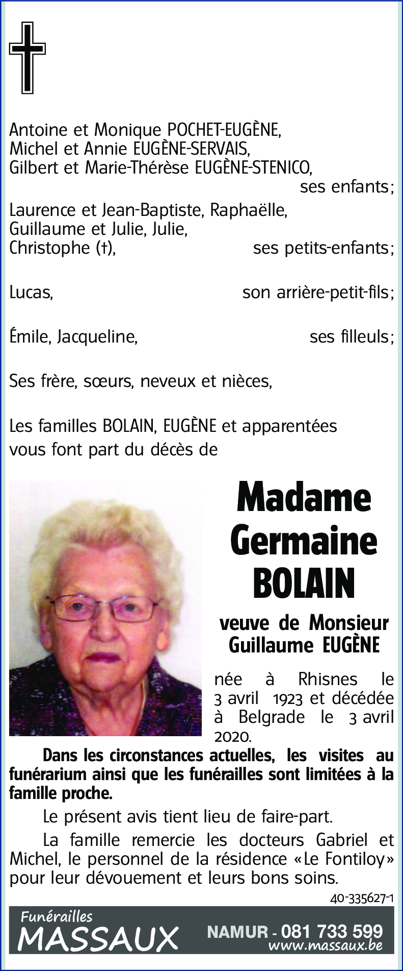 Germaine BOLAIN