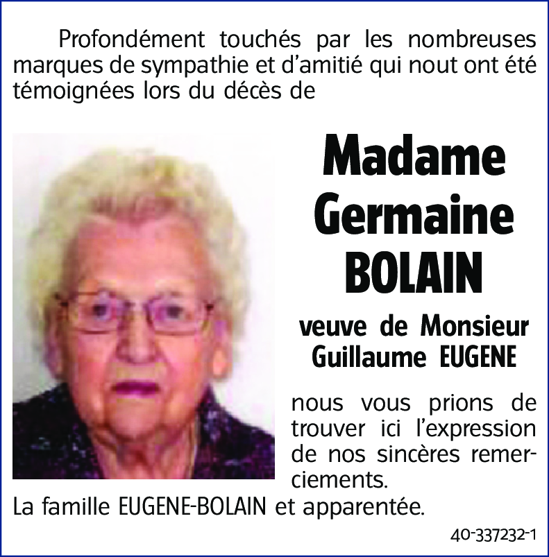 Germaine BOLAIN