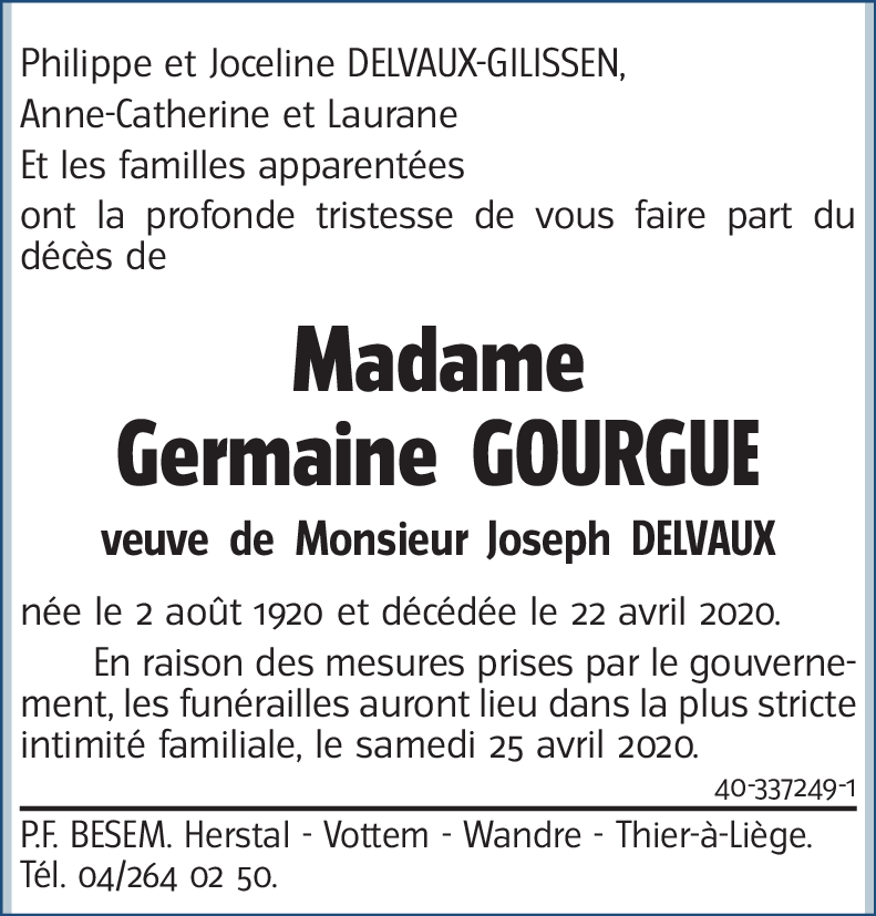 Germaine GOURGUE