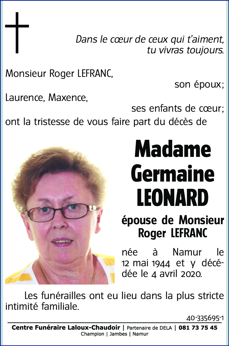 Germaine LEONARD