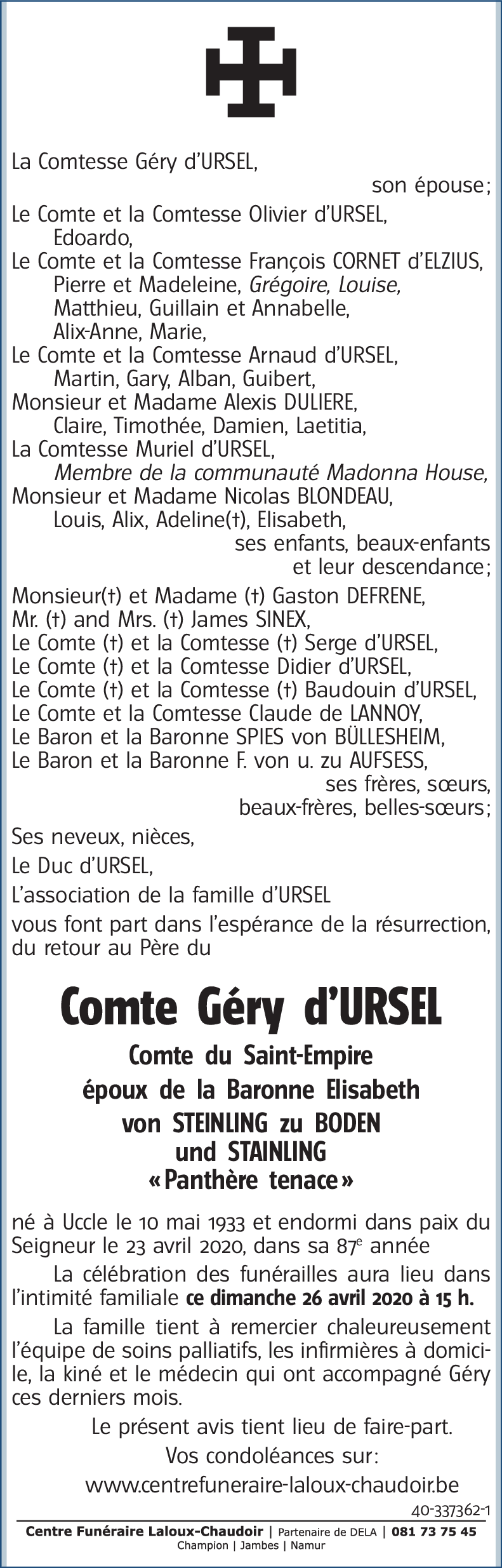 Géry d'URSEL