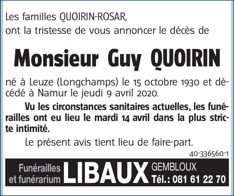 Guy QUOIRIN