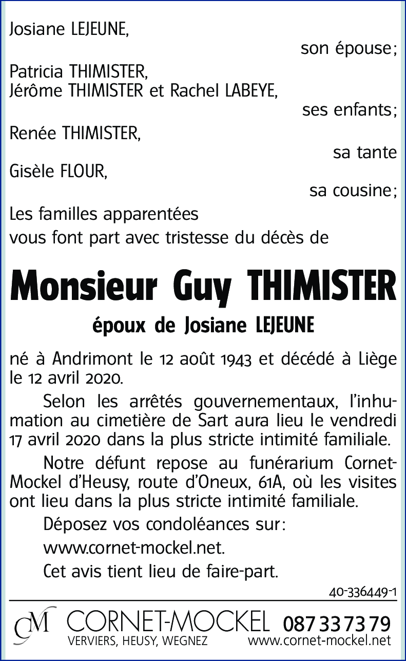 guy THIMISTER